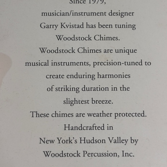 Woodstock Chimes – Earth Song Chime (New, Open Box) - Picture 6 of 12